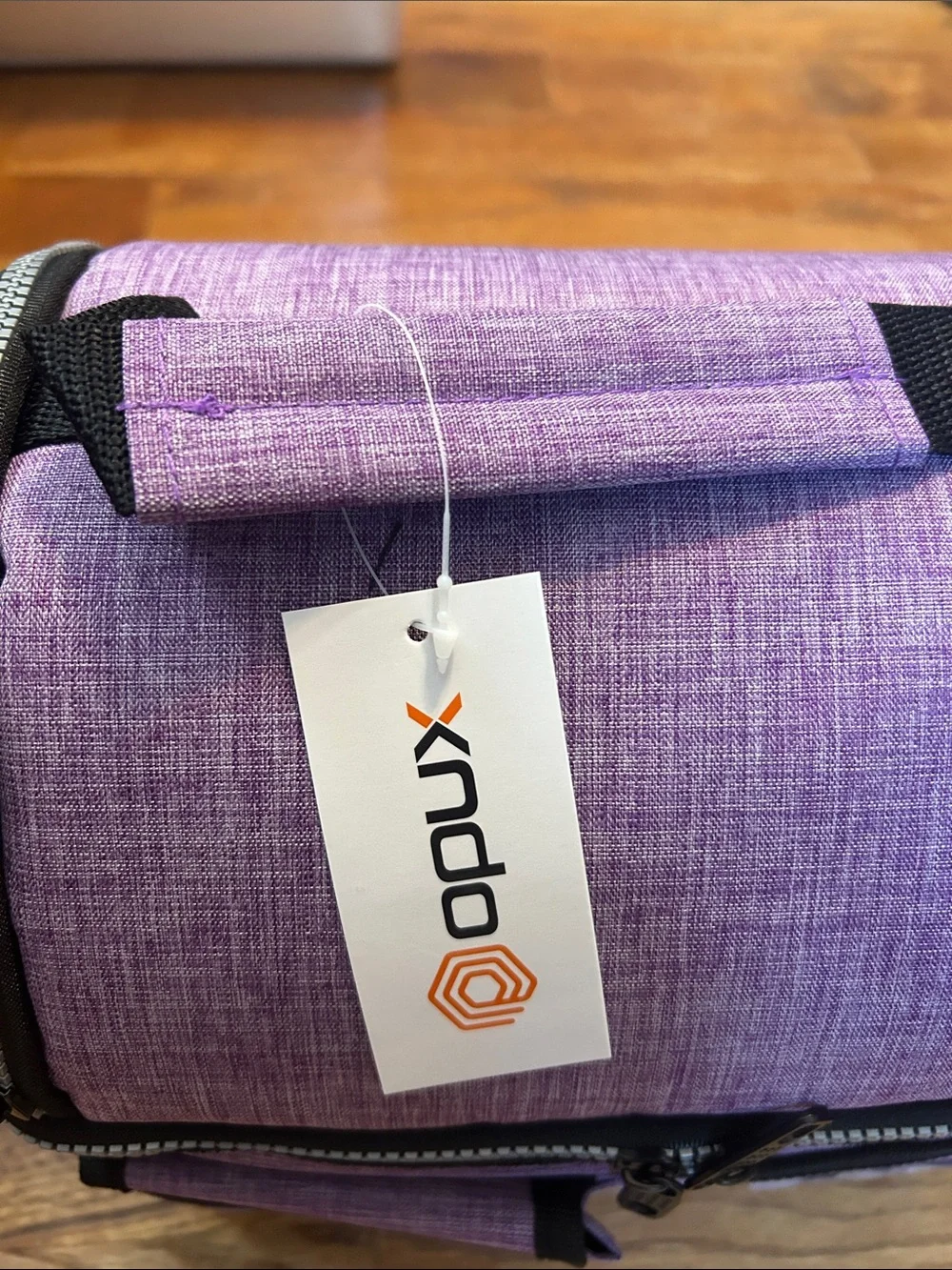 NWT Purple Insulated Lunch Cooler Bag with Multiple Pockets